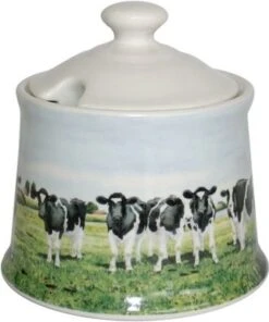 Wiebe Van Der Zee Suikerpot "Koe In Waterland" -Home Keuken Winkel 1003x1200