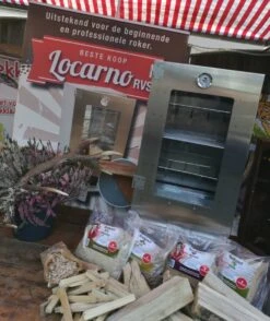 2-L Home & Garden XL Rookoven - RVS - 80x40x28 Cm - 3 Etages -Home Keuken Winkel 1009x1200 1