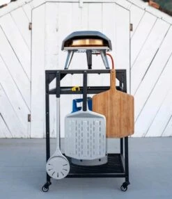 Ooni - Tafel - Medium - Pizza Tafel - 60x80x 90cm - RVS - Zwart -Home Keuken Winkel 1035x1200