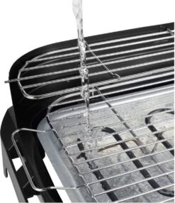 Princess 112250 Elektrische BBQ Met Zijplanken - BBQ - 40x25cm - Met En Zonder Statief Te Gebruiken - Met Zijplankjes - Ook Te Gebruiken Als Tafelgrill - 2200W -Home Keuken Winkel 1037x1200 2