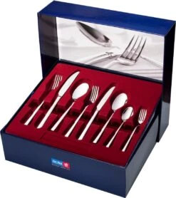 Sola Bestekset Luxor - Modern - 8 Persoons - 70 Delig - Zilverwit Edelstaal 18/10 - RVS - Zilver -Home Keuken Winkel 1068x1200 3