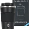 Castagnola Design RVS Koffiebeker To Go - Zwart - 380ml - Thermosbeker - Theebeker 1 Castagnola Design RVS Koffiebeker To Go - Zwart - 380ml - Thermosbeker - Theebeker -Home Keuken Winkel 1103x1200