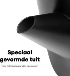 Vatten® - Premium RVS Theepot - Incl. RVS Theefilter - 1L - Zwart - Dubbelwandig -Home Keuken Winkel 1110x1200