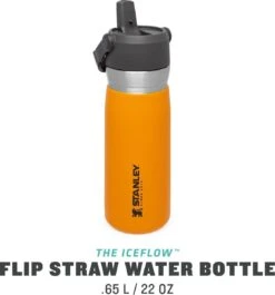Stanley The IceFlow™ Flip Straw Water Bottle 0,65L - Thermosfles - Saffron -Home Keuken Winkel 1120x1200 1