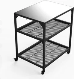 Ooni - Tafel - Medium - Pizza Tafel - 60x80x 90cm - RVS - Zwart -Home Keuken Winkel 1121x1200 1