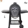 Apache Grill 21 Inch Kamado BBQ Egg | Houtskool | Zwart | Ø 50cm Grill Oppervlak | Dubbelwandig & Geïsoleerd -Home Keuken Winkel 1141x1200