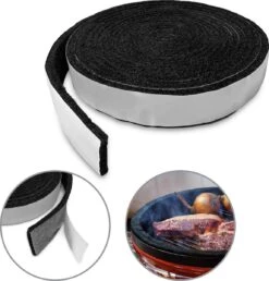 Kamado Vilt | BBQ Vilt | 3 Mm Dik ZWART | Kamado Vervangingsvilt | Hitteseal / Luchtseal BBQ | Geschikt Voor: Big Green Egg, Black Bastard, Kamado Joe, Big Joe & Grill Guru -Home Keuken Winkel 1150x1200