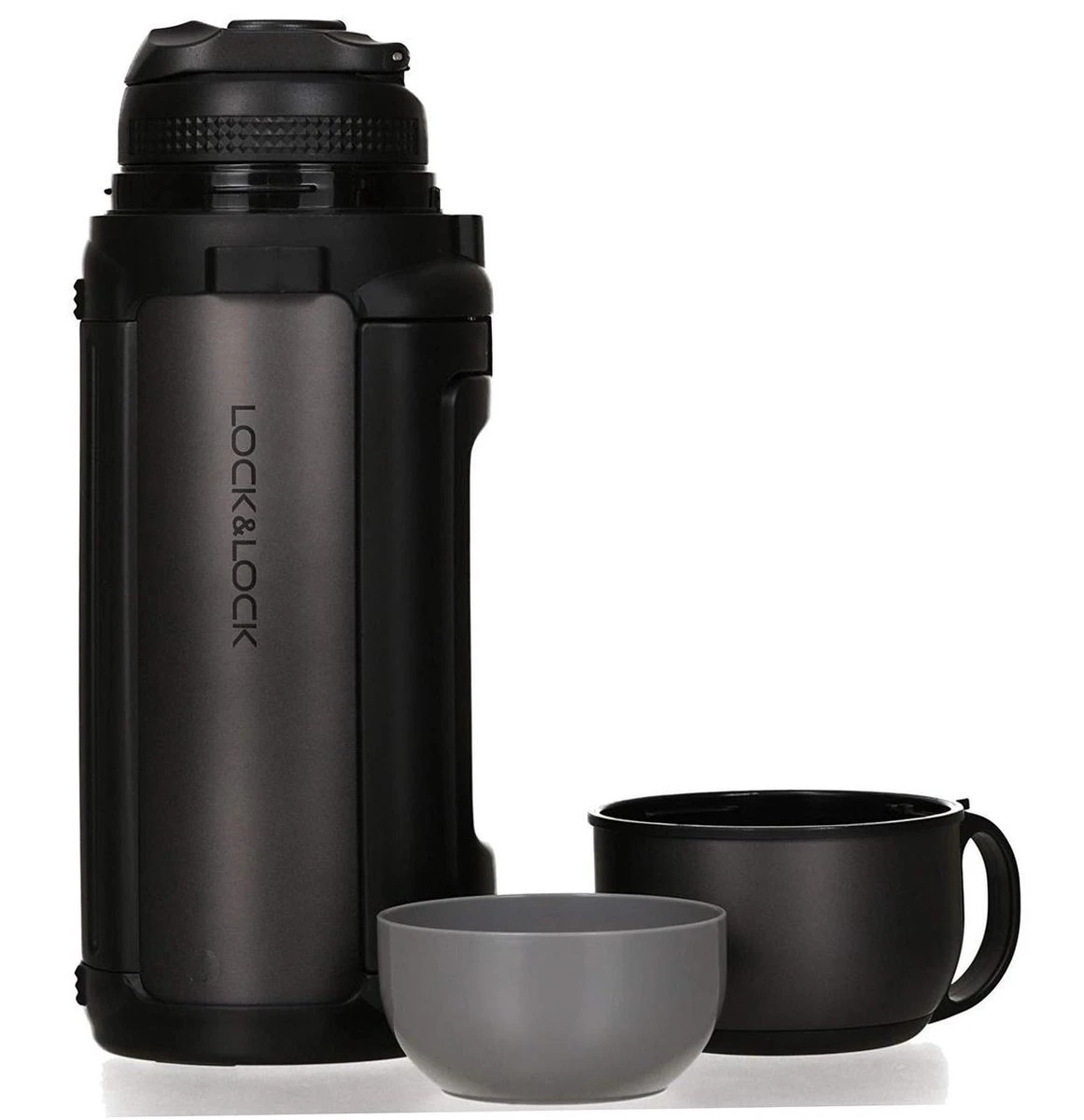 Lock&Lock Thermoskan - Isoleerkan - Thee En Koffie - Lekvrij - 1,5 Liter - RVS - Inklapbaar Handvat - Zwart 8 Lock&Lock Thermoskan - Isoleerkan - Thee En Koffie - Lekvrij - 1,5 Liter - RVS - Inklapbaar Handvat - Zwart - Afbeelding 6