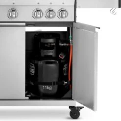 Burnhard Gas BBQ Big FRED Deluxe - 4 Branders - Incl. Keramische Infraroodbrander & Afdekhoes - Deluxe -Home Keuken Winkel 1193x1200 3