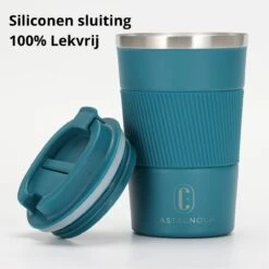 Castagnola Design RVS Koffiebeker To Go - Blauw - 380ml - Thermosbeker - Theebeker -Home Keuken Winkel 1198x1200 10