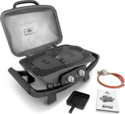 Burnhard Draagbare 2-Branders Gasbarbecue - Afdekhoes - BBQ Wayne -Home Keuken Winkel 1200x1099 1