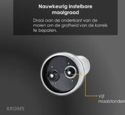 KROMS Peper En Zoutmolen Set - Peper En Zoutmolen Set Elektrisch -2 In 1 - Instelbare Maalgraad - Pepermolen - Zoutmolen - Peper En Zoutmolen Elektrisch 12 KROMS Peper En Zoutmolen Set - Peper En Zoutmolen Set Elektrisch -2 In 1 - Instelbare Maalgraad - Pepermolen - Zoutmolen - Peper En Zoutmolen Elektrisch -Home Keuken Winkel 1200x1104 4