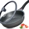 Wokpan - Multifunctionele 3 In 1 Pan Met Deksel + Wok + Hapjespan 28 Cm -Home Keuken Winkel 1200x1113