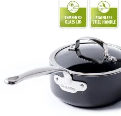 GreenPan Barcelona Infinity Pro Hapjespan Met Deksel 30cm - Zwart - Inductie - PFAS-vrij 30 GreenPan Barcelona Infinity Pro Hapjespan Met Deksel 30cm - Zwart - Inductie - PFAS-vrij -Home Keuken Winkel 1200x1156