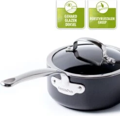 GreenPan Barcelona Infinity Pro Hapjespan Met Deksel 30cm - Zwart - Inductie - PFAS-vrij 24 GreenPan Barcelona Infinity Pro Hapjespan Met Deksel 30cm - Zwart - Inductie - PFAS-vrij -Home Keuken Winkel 1200x1162