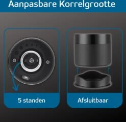 GOV Elektrische Peper- En Zoutmolen Zwart XL Set Oplaadbaar - Pepermolen - Peper En Zoutstel 9 GOV Elektrische Peper- En Zoutmolen Zwart XL Set Oplaadbaar - Pepermolen - Peper En Zoutstel -Home Keuken Winkel 1200x1162 9