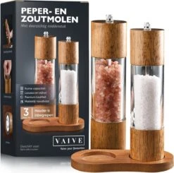 VAIVE Peper En Zoutmolen Set - Pepermolen -Home Keuken Winkel 1200x1190 5