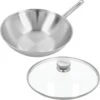 Demeyere Apollo 7 - Wok - 30 Cm - Met Glazen Deksel -Home Keuken Winkel 1200x1200 138