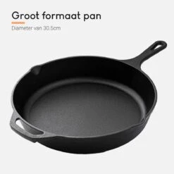 Ocina Gietijzeren Pan – ø30,5cm - Skillet - Koekenpan – Hapjespan – Koekenpan Inductie – Koekenpannenset - Gietijzeren Pan Bbq - Gietijzer 12 Ocina Gietijzeren Pan – ø30,5cm - Skillet - Koekenpan – Hapjespan – Koekenpan Inductie – Koekenpannenset - Gietijzeren Pan Bbq - Gietijzer -Home Keuken Winkel 1200x1200 149