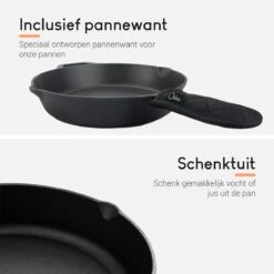 Ocina Gietijzeren Pan – ø30,5cm - Skillet - Koekenpan – Hapjespan – Koekenpan Inductie – Koekenpannenset - Gietijzeren Pan Bbq - Gietijzer 14 Ocina Gietijzeren Pan – ø30,5cm - Skillet - Koekenpan – Hapjespan – Koekenpan Inductie – Koekenpannenset - Gietijzeren Pan Bbq - Gietijzer -Home Keuken Winkel 1200x1200 151