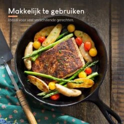 Ocina Gietijzeren Pan – ø30,5cm - Skillet - Koekenpan – Hapjespan – Koekenpan Inductie – Koekenpannenset - Gietijzeren Pan Bbq - Gietijzer 17 Ocina Gietijzeren Pan – ø30,5cm - Skillet - Koekenpan – Hapjespan – Koekenpan Inductie – Koekenpannenset - Gietijzeren Pan Bbq - Gietijzer -Home Keuken Winkel 1200x1200 154