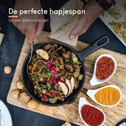 Ocina Gietijzeren Pan – ø30,5cm - Skillet - Koekenpan – Hapjespan – Koekenpan Inductie – Koekenpannenset - Gietijzeren Pan Bbq - Gietijzer 18 Ocina Gietijzeren Pan – ø30,5cm - Skillet - Koekenpan – Hapjespan – Koekenpan Inductie – Koekenpannenset - Gietijzeren Pan Bbq - Gietijzer -Home Keuken Winkel 1200x1200 155