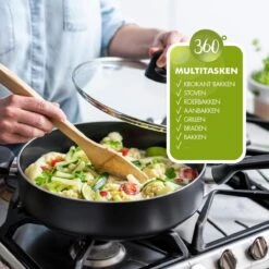 GreenPan Memphis Koekenpan 28cm - Zwart - Inductie - PFAS-vrij -Home Keuken Winkel 1200x1200 205