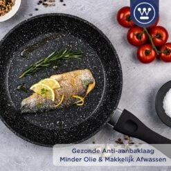 Westinghouse Koekenpan Inductie - Ø 24 Cm - Zwart Marmer - Geschikt Voor Alle Warmtebronnen 15 Westinghouse Koekenpan Inductie - Ø 24 Cm - Zwart Marmer - Geschikt Voor Alle Warmtebronnen -Home Keuken Winkel 1200x1200 210