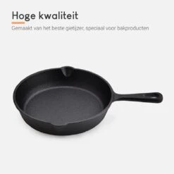 Ocina Gietijzeren Pan – Set Van 3 Stuks – ø25cm, ø19.5cm En ø16cm - Skillet - Koekenpan – Hapjespan – Koekenpan Inductie – Koekenpannenset - Gietijzeren Pan Bbq - Gietijzer - Incl. Receptenboek -Home Keuken Winkel 1200x1200 214
