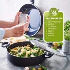 Greenpan Torino Keramische Hapjespan - 28 Cm - Met Glazen Deksel 24 Greenpan Torino Keramische Hapjespan - 28 Cm - Met Glazen Deksel -Home Keuken Winkel 1200x1200 285