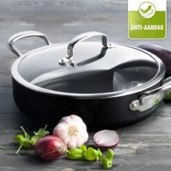 GreenPan Barcelona Infinity Pro Hapjespan Met Deksel 30cm - Zwart - Inductie - PFAS-vrij 19 GreenPan Barcelona Infinity Pro Hapjespan Met Deksel 30cm - Zwart - Inductie - PFAS-vrij -Home Keuken Winkel 1200x1200 302