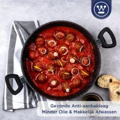 Westinghouse Hapjespan Inductie - Ø 32 Cm - Zwart Marmer - Met Deksel 17 Westinghouse Hapjespan Inductie - Ø 32 Cm - Zwart Marmer - Met Deksel -Home Keuken Winkel 1200x1200 319