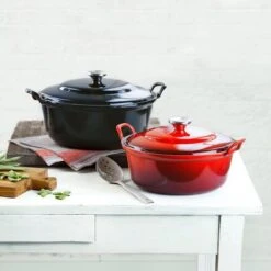 Le Creuset Braadpan Faitout Tradition Kersenrood - ø 24 Cm / 3 Liter -Home Keuken Winkel 1200x1200 341