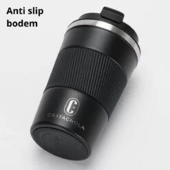 Castagnola Design RVS Koffiebeker To Go - Zwart - 380ml - Thermosbeker - Theebeker -Home Keuken Winkel 1200x1200 424