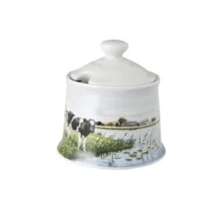 Wiebe Van Der Zee Suikerpot "Koe In Waterland" -Home Keuken Winkel 1200x1200 471