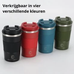 Castagnola Design RVS Koffiebeker To Go - Blauw - 380ml - Thermosbeker - Theebeker -Home Keuken Winkel 1200x1200 497