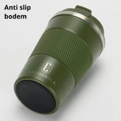 Castagnola Design RVS Koffiebeker To Go - Groen - 380ml - Thermosbeker - Theebeker -Home Keuken Winkel 1200x1200 507