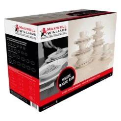 Maxwell And Williams White Basic Rim Koffie- En Dinerset - 30-delig - Wit -Home Keuken Winkel 1200x1200 521