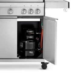 Burnhard Gas BBQ Big FRED Deluxe - 4 Branders - Incl. Keramische Infraroodbrander & Afdekhoes - Deluxe -Home Keuken Winkel 1200x1200 694