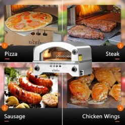 Bighorn Outdoor Edelstaal Gas Pizza Oven - Draagbare Gas Barbecue - Edelstaal -Model SRGG20001 14 Bighorn Outdoor Edelstaal Gas Pizza Oven - Draagbare Gas Barbecue - Edelstaal -Model SRGG20001 -Home Keuken Winkel 1200x1200 700