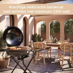 SUNTEC Elektrische BBQ 9493 - Geschikt Voor Buiten Als Tafelbarbecue Of Staande Barbecue - Barbecue Voor Balkon, Terras, Tuin En Camping - Elektrisch Barbecueën Met Max. 2400 Watt - Mobiel Onderstel -Home Keuken Winkel 1200x1200 719