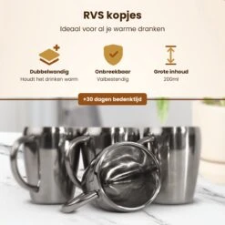 Lupine Beker RVS Dubbelwandig 200ml Lang Warm Set Van 2 Kopjes Mooie Set Bekers Van Roestvrij Staal 14 Lupine Beker RVS Dubbelwandig 200ml Lang Warm Set Van 2 Kopjes Mooie Set Bekers Van Roestvrij Staal -Home Keuken Winkel 1200x1200 759