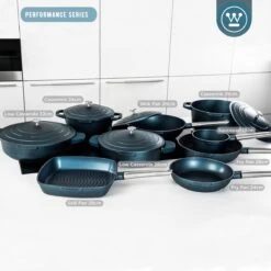 Westinghouse Performance Series - Wokpan Inductie - 28cm Luxe Wok Met Deksel - Blauw - Geschikt Voor Alle Warmtebronnen -Home Keuken Winkel 1200x1200 76