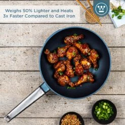 Westinghouse Performance Series - Wokpan Inductie - 28cm Luxe Wok Met Deksel - Blauw - Geschikt Voor Alle Warmtebronnen -Home Keuken Winkel 1200x1200 78