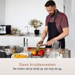 DODANA Premium Peper - & Zoutmolen Elektrisch - 1 Stuk - Pepermolen - Zoutmolen - Oplaadbaar - USB - Elektrische Pepermolen - RVS - Zwaartekracht Functie - LED Lamp - Nl Handleiding - Incl Borsteltje 15 DODANA Premium Peper - & Zoutmolen Elektrisch - 1 Stuk - Pepermolen - Zoutmolen - Oplaadbaar - USB - Elektrische Pepermolen - RVS - Zwaartekracht Functie - LED Lamp - Nl Handleiding - Incl Borsteltje -Home Keuken Winkel 1200x1200 811