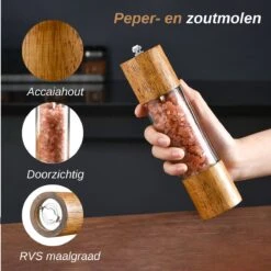 VAIVE Peper En Zoutmolen Set - Pepermolen -Home Keuken Winkel 1200x1200 847