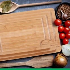 Rochester Snijplanken Hout – Borrelplank – Serveerplank - 3-Delig – Organisch Bamboe – Luxe Design – Hygienisch En Duurzaam -Home Keuken Winkel 1200x1200 853