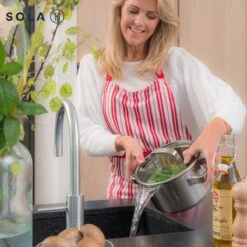 Sola Pannenset Juvia - 4 Delig - Ø 16,16,18,20 Cm - Zilver - RVS - Sandwichbodem -Home Keuken Winkel 1200x1200 90