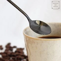 House Of Husk® Theelepels Set - Theelepeltjes - Koffielepels - Koffielepeltjes - RVS - 13cm - 12 Stuks - Zwart -Home Keuken Winkel 1200x1200 921