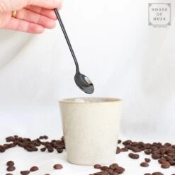 House Of Husk® Theelepels Set - Theelepeltjes - Koffielepels - Koffielepeltjes - RVS - 13cm - 12 Stuks - Zwart -Home Keuken Winkel 1200x1200 923